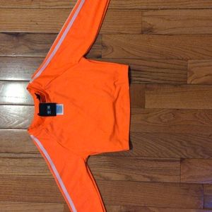 Hazard Orange Swim Top